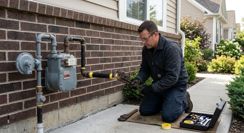 Gas Line Capping in Fredericksburg, VA