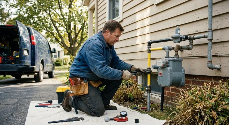 Home Gas Line Installation in Fredericksburg, VA