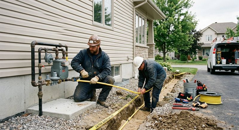 Natural Gas Line Installation in Austin, TX