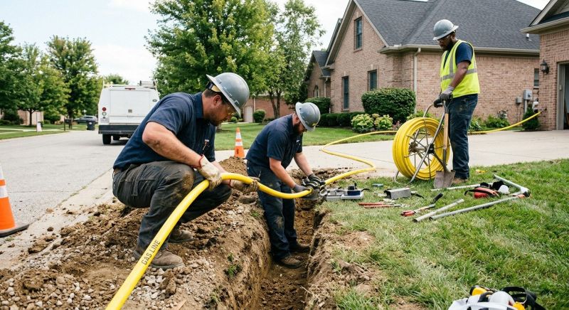 Natural Gas Line Installation in Denver, CO