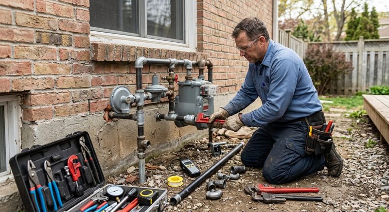 Residential Gas Piping in San Antonio, TX