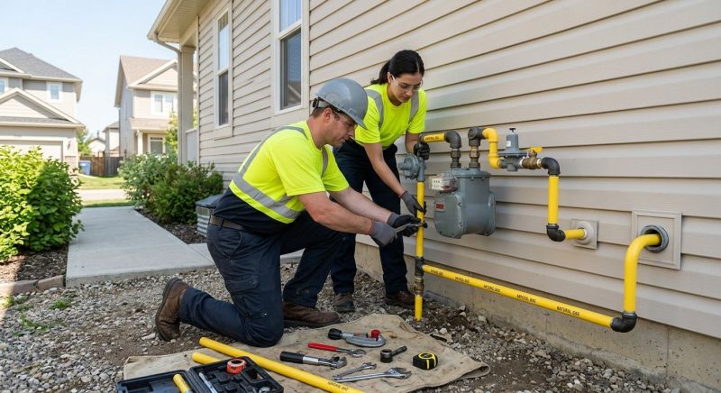 Natural Gas Line Installation in San Antonio, TX