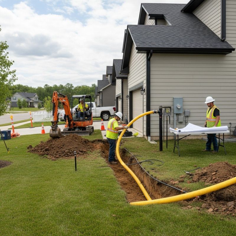 Natural Gas Line Installation in Fredericksburg, VA